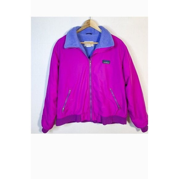 L.L. Bean Jackets & Blazers - VINTAGE L.L. BEAN Fleece Lined Full Zip Warm-Up Jacket | Y2K | 90s | Made in USA
